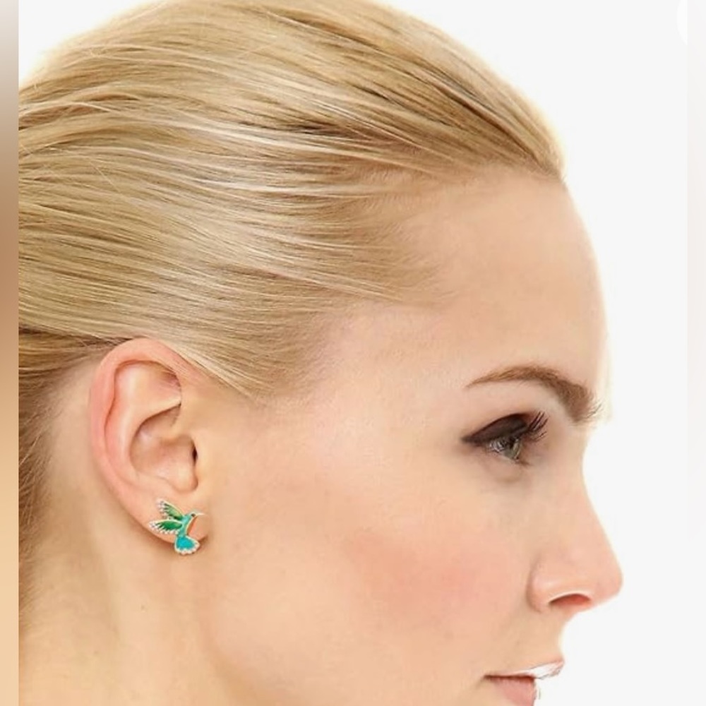 KATE SPADE Scenic Route Hummingbird Stud Earrings - Picture 2 of 5